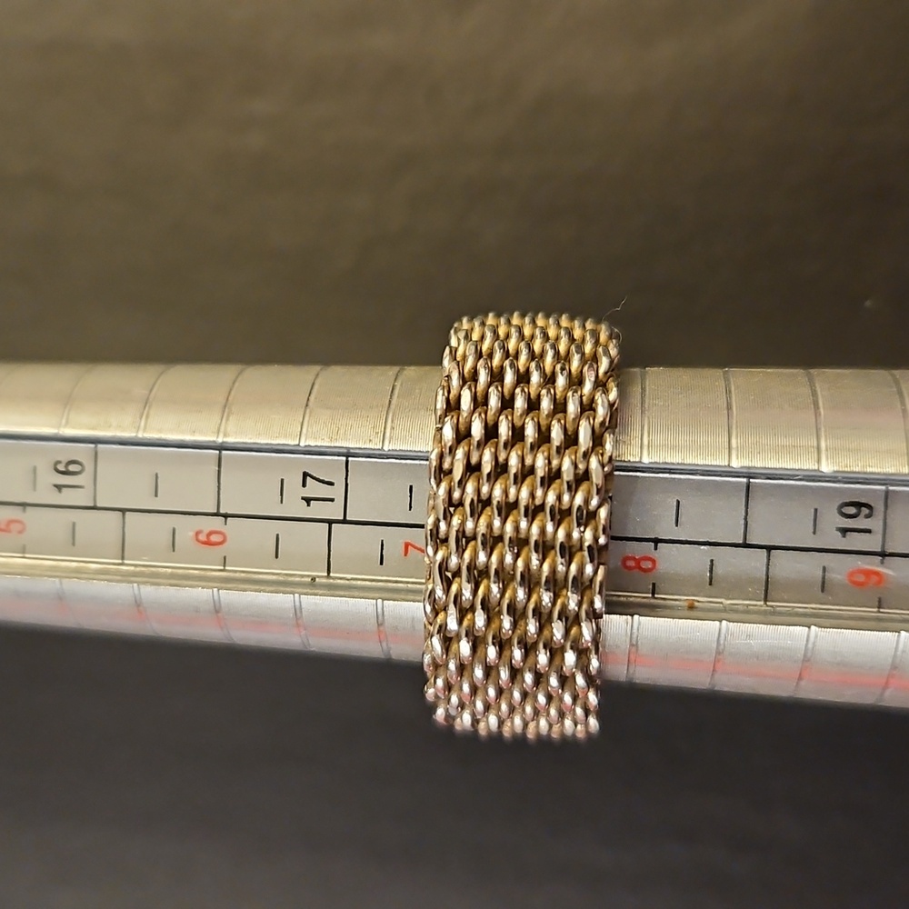 TIFFANY &CO. SOMERSET MESH RING - Picture 3 of 3
